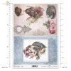 romantyzm w stylu retro, vintage, kobieta, mężczyzna, para, dama, kapelusz, stlizowana ramka, ornament, dekor, tło, list, ręczne pismo, filiżanka, kwiaty, zegar, róża, róże, kwiaty, R531, retro romance, vintage, woman, man, couple, lady, hat, stylised fra